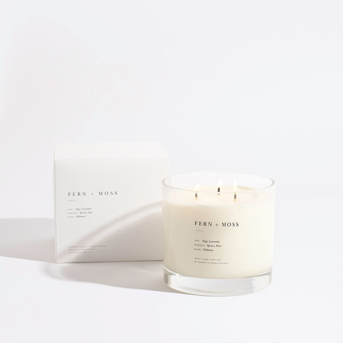 Fern + Moss Maximalist 3-Wick Candle by Brooklyn Candle Studio - Sumiye Co