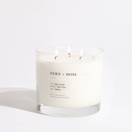 Fern + Moss Maximalist 3-Wick Candle by Brooklyn Candle Studio - Sumiye Co