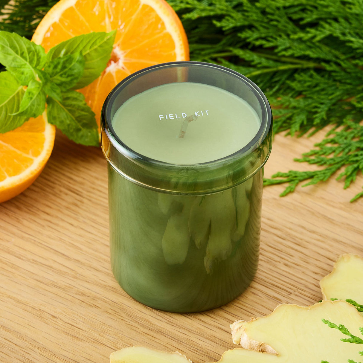 The Explorer Candle | ginger, basil, sandalwood - Sumiye Co