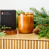 The Fire Candle | pine, cedar, sandalwood - Sumiye Co