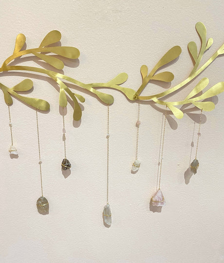 Floral Vines Healing Crystal Garland - Sumiye Co