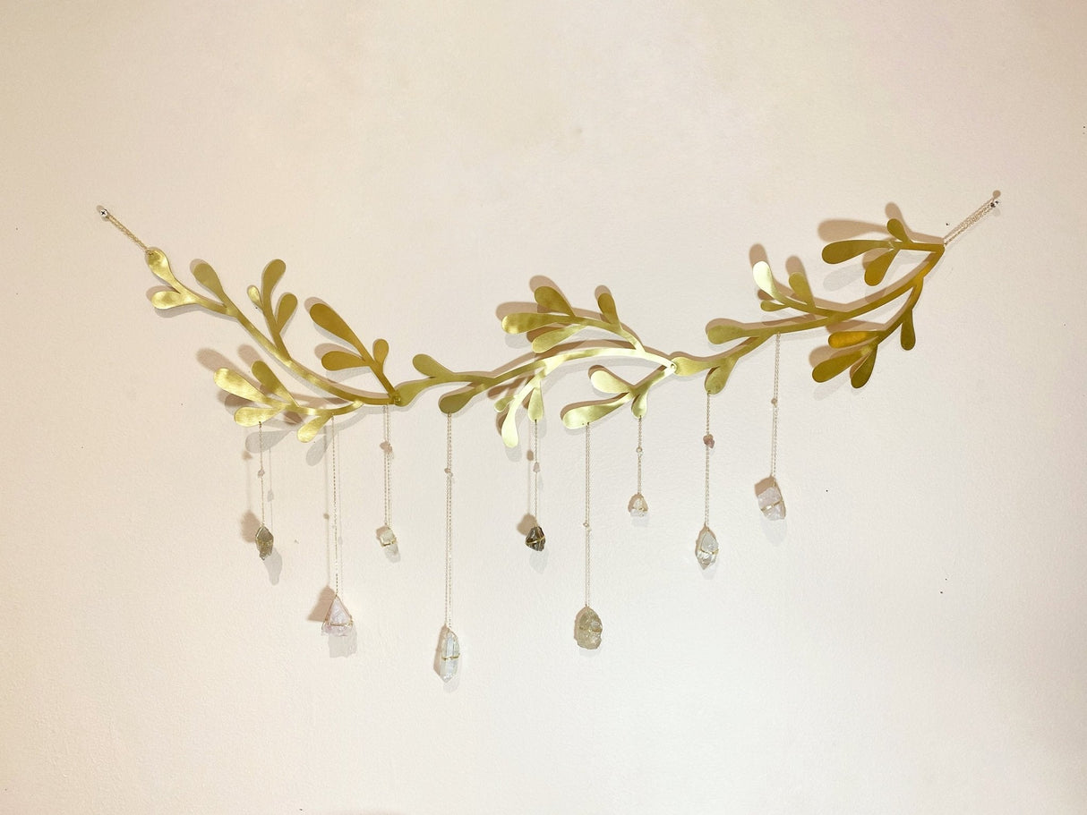 Floral Vines Healing Crystal Garland - Sumiye Co