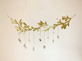 Floral Vines Healing Crystal Garland