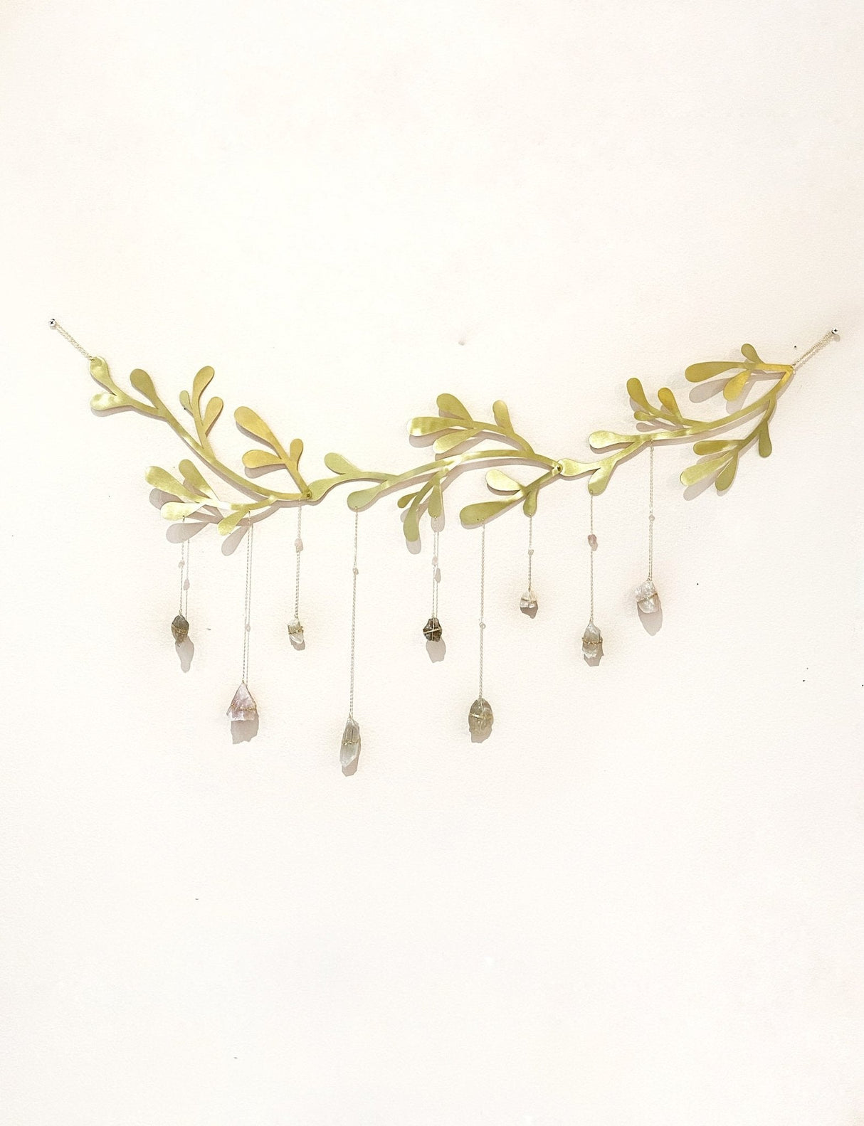 Floral Vines Healing Crystal Garland