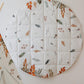 “Forest Friends” Round Cotton Mat by Moi Mili