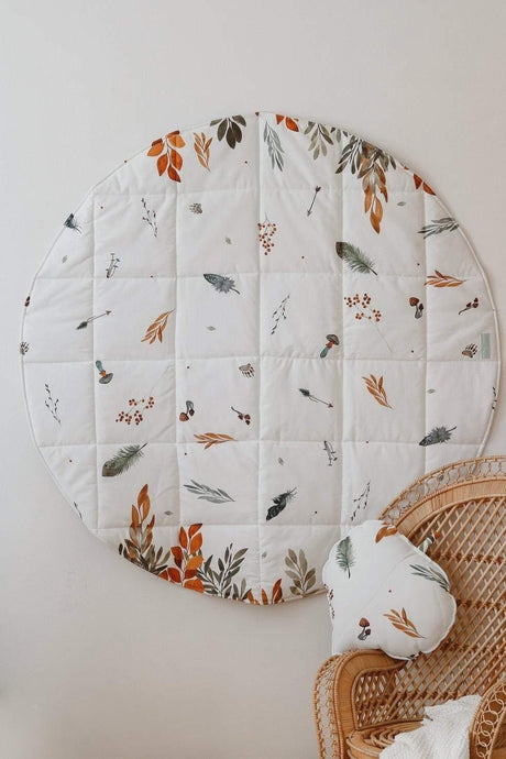 “Forest Friends” Round Cotton Mat by Moi Mili - Sumiye Co