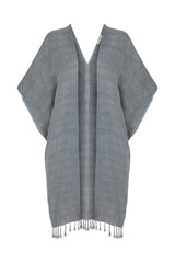 Gece V Back Kimono - Stone - Sumiye Co