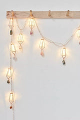 Geometric Rainbow Healing String Light Crystal Garland by Ariana Ost - Sumiye Co