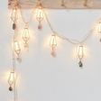 Geometric Rainbow Healing String Light Crystal Garland - Sumiye Co