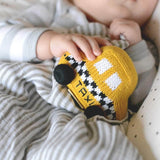 Organic Baby Gift Set - New York Onesie & NYC Taxi Rattle Toy by Estella - Sumiye Co