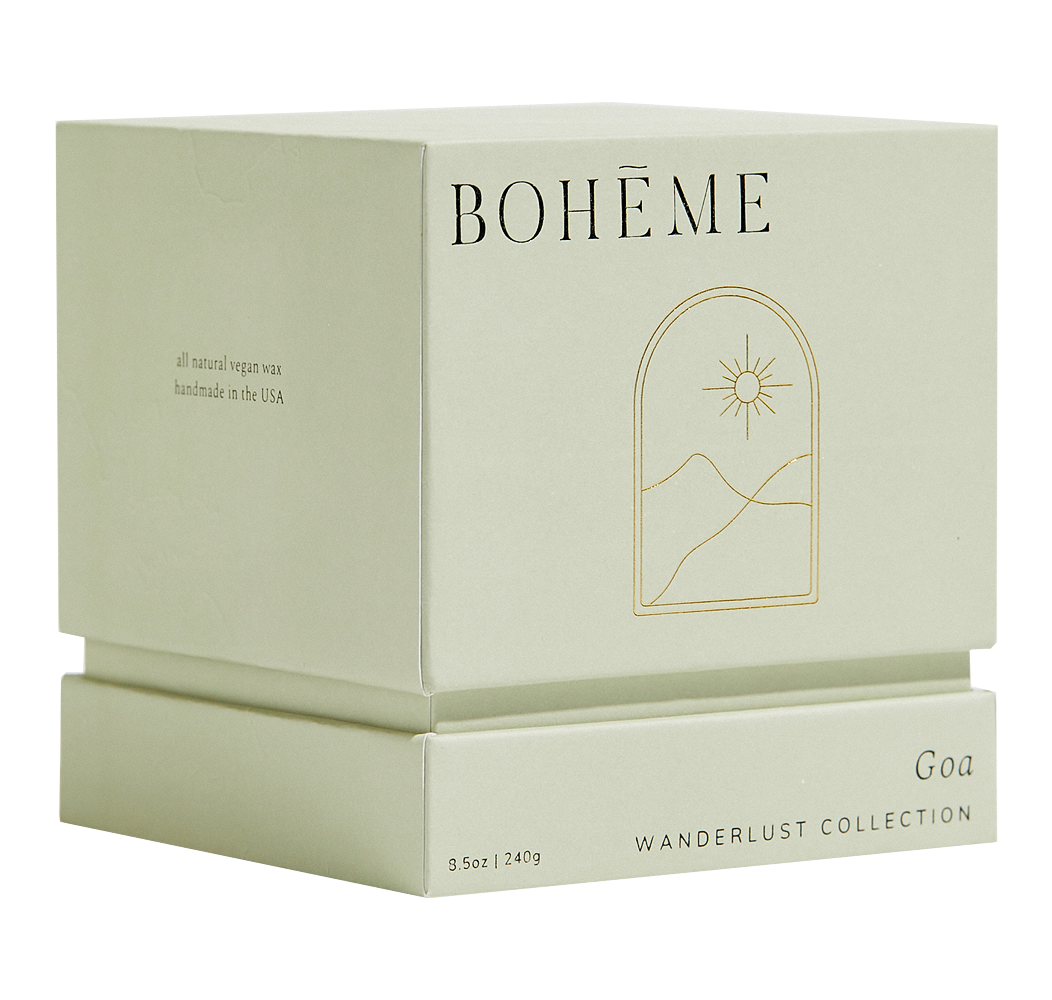 Goa Scented Candle by Boheme Fragrances - Sumiye Co