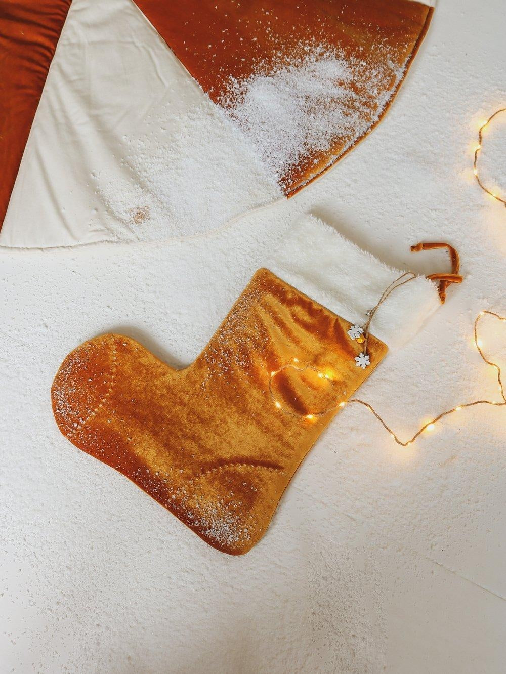 “Gold Candy” Christmas Stocking