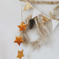 Stars Garland Velvet “Gold Dust” | Nursery & Kids Room Decor