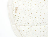 “Gold Stars” Round Cotton Mat by Moi Mili - Sumiye Co