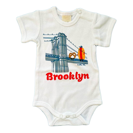 Organic Baby Onesie-Brooklyn Buddies by Estella - Sumiye Co