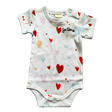 'Je T'aime' Embroidered & Printed Baby Onesie-Hearts by Estella - Sumiye Co