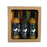 Habanero Hot Sauce Trio & Napkins Set - Sumiye Co