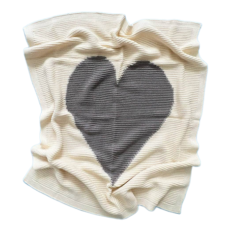 Cotton Baby Blankets - Heart by Estella - Sumiye Co