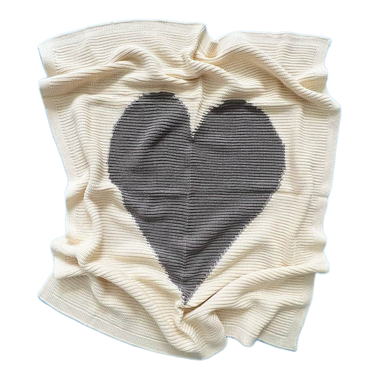 Cotton Baby Blankets - Heart by Estella - Sumiye Co