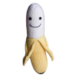 Organic Baby Toys - Newborn Rattles Knit Banana by Estella - Sumiye Co