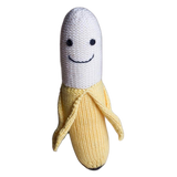 Organic Baby Toys - Newborn Rattles Knit Banana by Estella - Sumiye Co