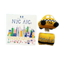 Baby Gift Set-NYC ABCs Book & Organic NYC Taxi and Metro Baby Rattles by Estella - Sumiye Co