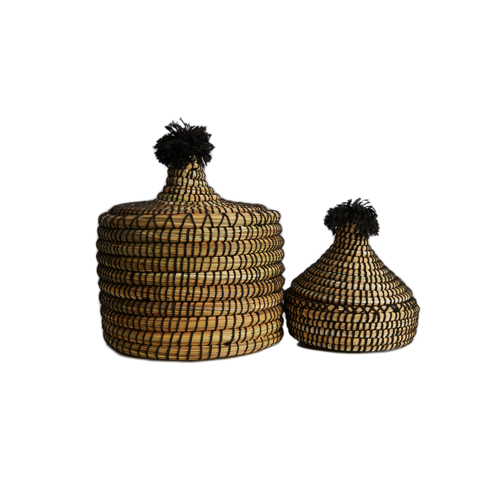 Moroccan Bread Basket - Set of 2 - Sumiye Co