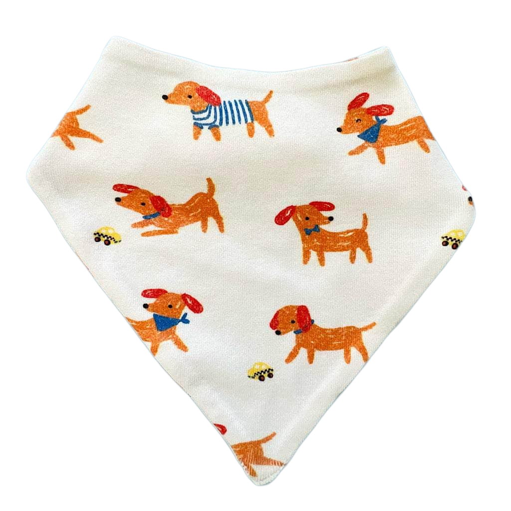 Baby Kerchief Bib-Dogs by Estella - Sumiye Co