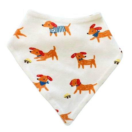 Baby Kerchief Bib-Dogs by Estella - Sumiye Co