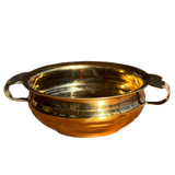 Serving Bowl - Brass Colored Stainless Steel - Sumiye Co