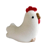 Organic Baby Toys - Newborn Rattles | Chicken by Estella - Sumiye Co