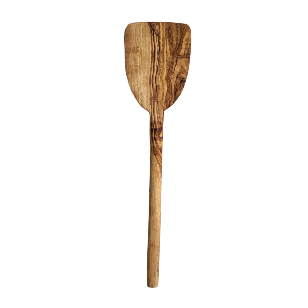 Gharyan Olive Wood Pancake Spatula | Tunisia - Sumiye Co