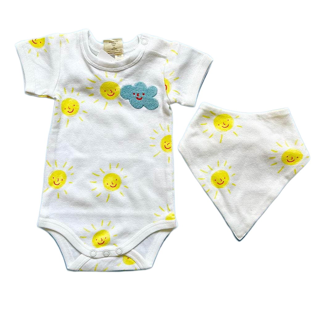 Sunshine Baby Onesie and Bib by Estella - Sumiye Co