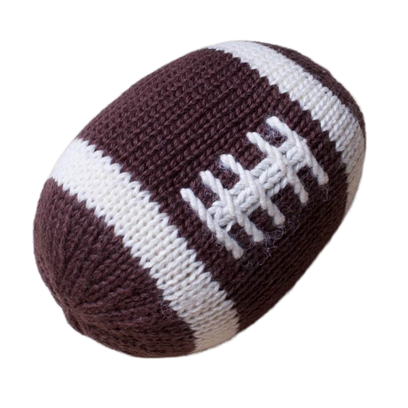 Organic Baby Toys - Newborn Rattles | Football by Estella - Sumiye Co