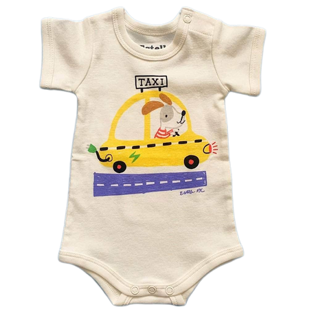 Organic Baby One-Piece - Taxi by Estella - Sumiye Co