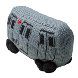 Organic Baby Toys - Newborn Knit Rattles | Subway Train Car by Estella - Sumiye Co