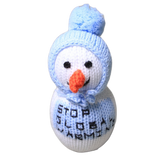 Organic Baby Toys - Newborn Rattles | Snowman by Estella - Sumiye Co