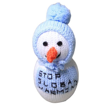 Organic Baby Toys - Newborn Rattles | Snowman by Estella - Sumiye Co