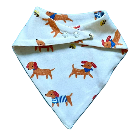 Baby Kerchief Bib-Dogs by Estella - Sumiye Co