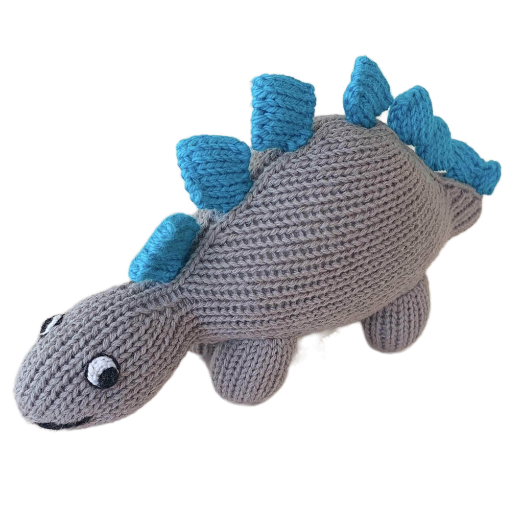 Organic Baby Toys, Newborn Rattles | Dinosaurs, Stegosaurus by Estella - Sumiye Co