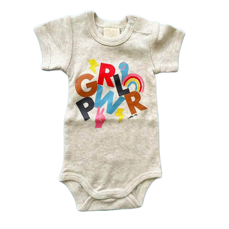 Organic Baby Onesie - Girl Power by Estella - Sumiye Co