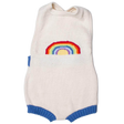 Organic Baby Romper, Sleeveless Knit - Rainbow by Estella - Sumiye Co