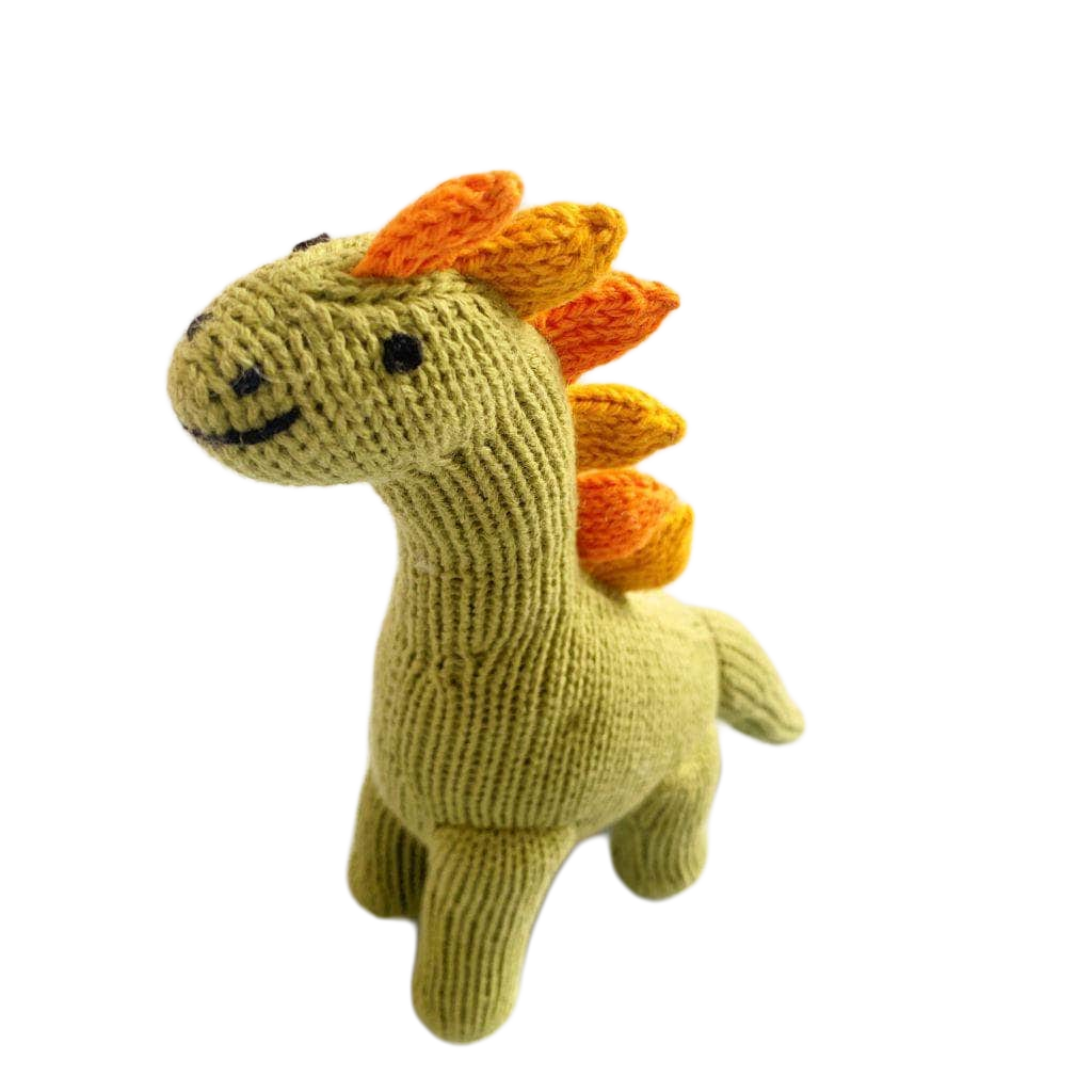 Organic Baby Toys, Newborn Rattles | Dinosaurs, Brachiosaurus by Estella - Sumiye Co