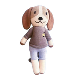 Organic Knit Doll, Frank Dog by Estella - Sumiye Co