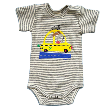 Organic Baby One-Piece - Taxi by Estella - Sumiye Co