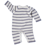 Organic Baby Romper, Long Knit - Stripe by Estella - Sumiye Co