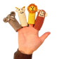 Crocheted Animal Finger Puppets by Estella - Sumiye Co
