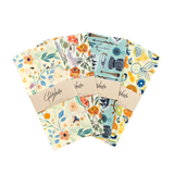 Beeswax Food Wraps: Medium (10" x 10") Set of 4 - Sumiye Co