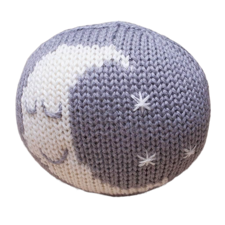 Organic Baby Toys - Newborn Rattles | Sleeping Moon by Estella - Sumiye Co