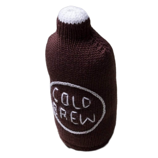 Organic Baby Toys - Newborn Rattles | Cold Brew Coffee by Estella